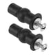 thumbnail image 2 of Toilet Seat TOP FIX Seat Hinge Hole Fixings Well Nut Screw Rubber Back to Wall Pair, 2 of 5