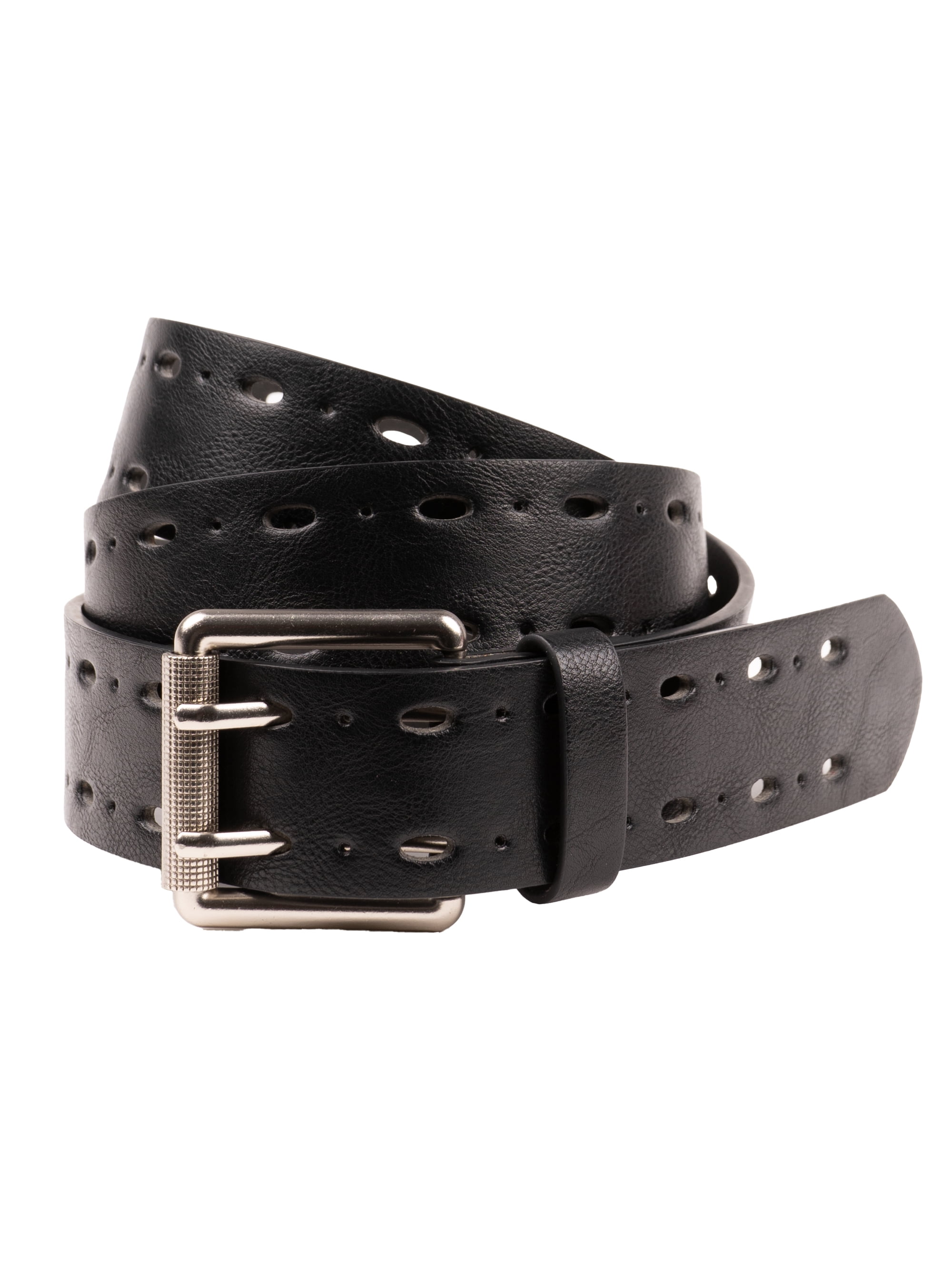 No Boundaries Women's Silvertone Heart Chain Belt - Walmart.com