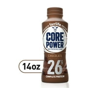 Core Power Protein Shake with 26g Protein by fairlife Milk, Chocolate, 14 fl oz