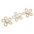 thumbnail image 1 of Broche de zapatos, 3 piezas, broche de 6 cm de ancho, bonito broche de flores, precioso broche de flores, diseño de última generación, 1 of 14