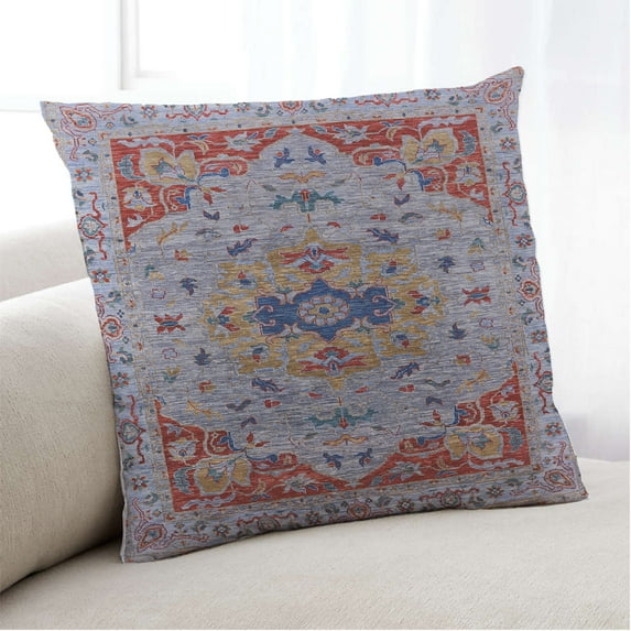 Ahgly Company Indoor Square Mid-Century Modern Throw Pillow, 18 inch by 18 inch