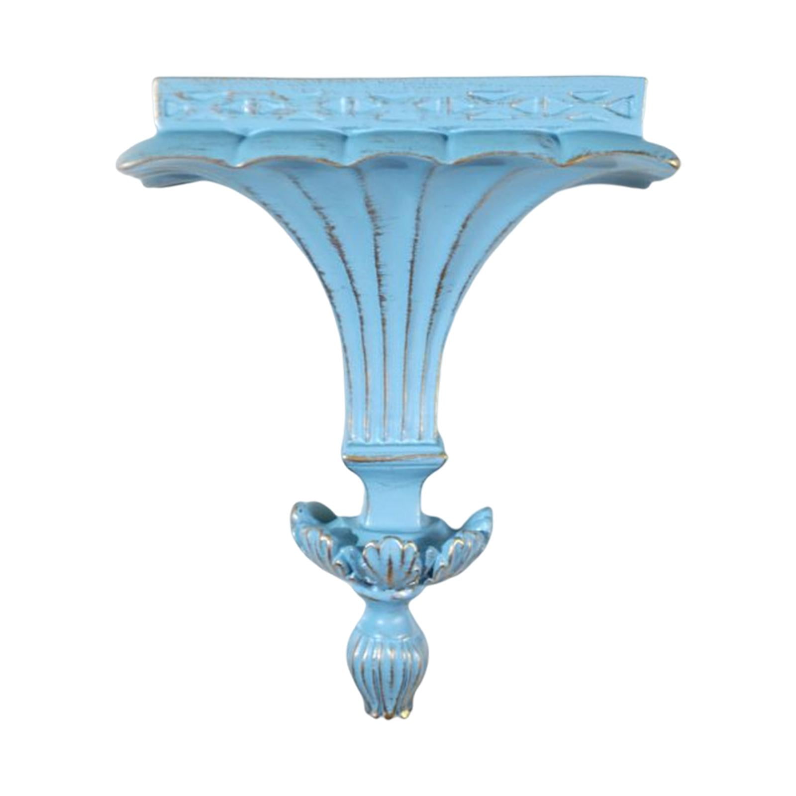 European Wall Mounted Floating Shelves Decorative Wall Shelves Resin Statue Wall Shelf for