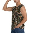 thumbnail image 3 of Kdxio Mushroom Garnish for Men's Muscle T-shirt,Sleeveless for Workout Running Athletic Gym Lounge Casual, 3 of 7