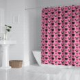 thumbnail image 3 of Pink Pug Puppies Shower Curtain 72"x84" ,Bathroom Decorative Shower Curtains Set with 12 Hooks,Modern Waterproof Washable Shower Curtain, 3 of 4