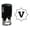 Black, variant on Printtoo V Alphabet Monogram Initial Octagon Celtic Swirl Frame R-40 Office Stationary Self Inking Rubber Stamp