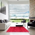 thumbnail image 7 of Ahgly Company Machine Washable Indoor Rectangle Industrial Modern Raspberry Purple Area Rugs, 7' x 9', 7 of 7