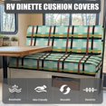 thumbnail image 3 of Checkered Stripes Rv Sofa Couch Cushion Cover Breathable Portable Slipcover Cushion Covers Portable Camper Accessories for Rv Camper Car, 3 of 6