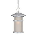thumbnail image 1 of homeroots lighting 397981 Phoenix 1-Light Brushed Silver Hanging Light, 1 of 1