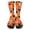 Saffron, variant on Halloween Socks Casual Funny Funky Novelty Halloween Party Graphic Fashion Socks For Men Women Orange