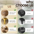 thumbnail image 4 of Ktaxon U-Shaped Sofa with 2 Removeable Ottoman Footrests, Flannel Deep Seating Couch for 3, Converts to Sleeper for Bedroom Living Room Furniture Khaki, 4 of 13