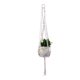 thumbnail image 1 of leyfeng Colgador de plantas de macramé, soporte de maceta decorativo tejido, maceta colgante para interiores y exteriores, cesta de algodón hecha a mano, 1 of 6