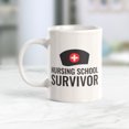 thumbnail image 2 of Nursing School Survivor 11oz Coffee Mug, 2 of 3