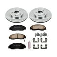 thumbnail image 3 of Power Stop Front Stock Replacement Brake Pad and Rotor Kit KOE704, 3 of 8