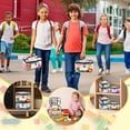 thumbnail image 6 of 2 Packs Toy Storage Bags Clear Toy Organizer Case Reusable PVC Waterproof Toy Organizer Bags with Zipper&Handle for Building Blocks/Puzzles/Board Game/Bricks,with Name Tag & Manual Pocket, 6 of 7