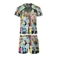 thumbnail image 4 of Rick And Morty Boys 2-Piece Swimsuit Set, Short Sleeve Rash Guard & Swim Trunks, 4 of 7