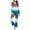 Blue, variant on Aoujea Save up to 50% Womens Sets Long Sleeve Plus Size Pajamas for Women Comfy Casual Solid Color Casual Top Pants Pajama Set Gift for Women