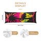 thumbnail image 3 of Balery Flamingo And Palm Trees At Sunset Funda Protectora para Almohada Corporal de Algodón Hipoalergénico con Cierre(55 x 21 pulgadas), Almohadas No Incluidas, 3 of 5