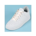 thumbnail image 2 of INSPIRE CHIC Unisex Solid Color Flat 0.4'' Wide Ribbon Shoelaces 2 Pairs 110cm/43.3" Pale Pink, 2 of 6