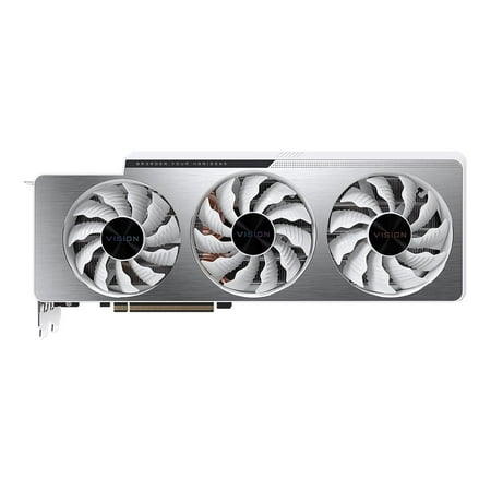 GIGABYTE - NVIDIA GeForce RTX 3070 Ti VISION OC 8GB GDDR6X PCI Express 4.0 Graphics Card - White