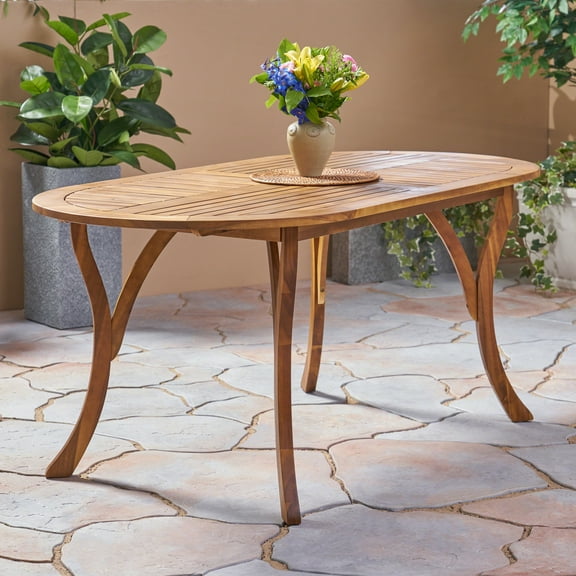 Miekor Furniture Acacia Wood 70" Dining Table 06974