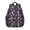 Astronaut and Rocket, variant on Astronaut and Rocket Black Pattern Backpack for School, Cute School Bag with Adjustable Shoulder Straps and Padded Back, 15"x11.42"x5.5"