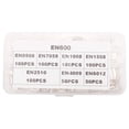 thumbnail image 4 of 600 Piezas 0,5 Mm2-6 Mm2, 22-10 AWG Virolas de Conector Cable No Aislado Terminal EléCtrico Cobre EstañAdo Desnudo, 4 of 5
