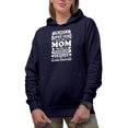 thumbnail image 2 of I'm Not a Super Hero but I Am a Mom with a Psychology Degree, Close Enough, Navy Blue Hooded Sweatshirt or Hoodie, Medium, 2 of 5