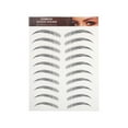 thumbnail image 1 of Unique Bargains Tatouage Simulation Sourcils pour Femmes 1 Pce Lune, Noir, 1 of 5