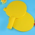 thumbnail image 2 of EeaseCA 1 Pair Table Tennis Bats Plastic Racket Children Practice Training Plastic Pats for Kids (Yellow), 2 of 7