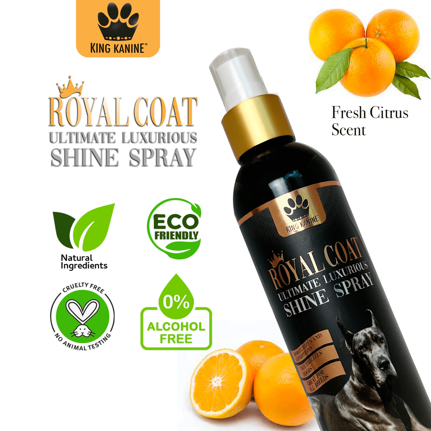 Royal Coat Ultimate Luxurious SHINE SPRAY for Dogs
