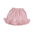 thumbnail image 3 of CCRFTGI Girls Athletic Shorts 7-8 Casual Elastic Pants Comfort Cute Pink 2026 Summer Shorts Pink 6-7 Years, 3 of 3