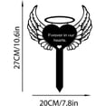 thumbnail image 4 of Memorial Grave Markers Forever in Our Hearts Memorial Stake Sympathy Grave Plaque Garden Decoration for Cemetery Yard, 4 of 5