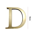 thumbnail image 4 of Arte Pared Alphabet Gold Letters English Pegatinas Mirror Acrílico 3D+Eva (D), 4 of 9