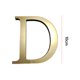thumbnail image 4 of Arte Pared Alphabet Gold Letters English Pegatinas Mirror Acrílico 3D+Eva (D), 4 of 9