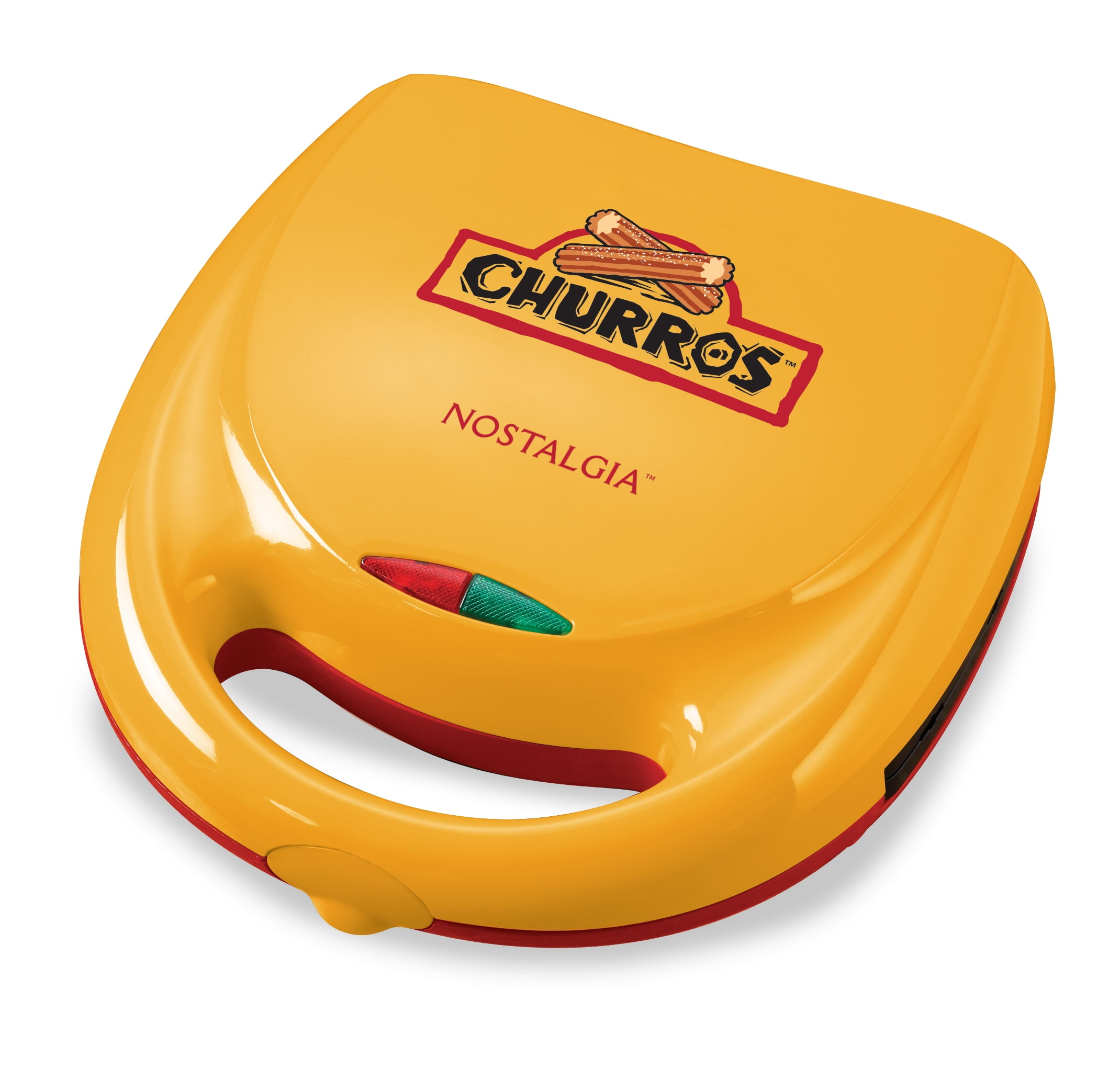 Nostalgia Electric Churro Maker, Red and Yellow