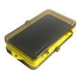 thumbnail image 1 of Yuarrent Caja de pesca, almacenamiento de cebo, accesorios para señuelos, bandeja organizadora de sello de aparejos de doble cara, gancho Pescar Amarillo, 1 of 6