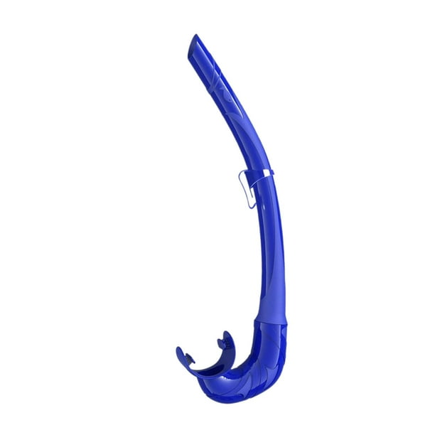 Buceo Snorkel,Manguera de tubo de respiración para snorkel de buceo portátil,Accesorios de silicona para snorkel húmedo Azul