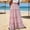 #391-Pink, variant on Women's Boho High Waist Maxi Skirt with A-Line Silhouette, Ruffle Tiered Detail, Elastic Waistband, and Side Pockets Gift