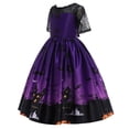 thumbnail image 2 of Witch Robe de Princesse pour Filles Halloween Déguisement en Dentelle 5-10 T, 2 of 7