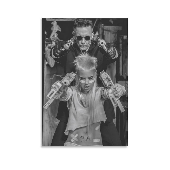 Die Antwoord Poster (1) Wall Art Poster Scroll Canvas Painting Picture Living Room Decor Home 20x30inch(50x75cm)