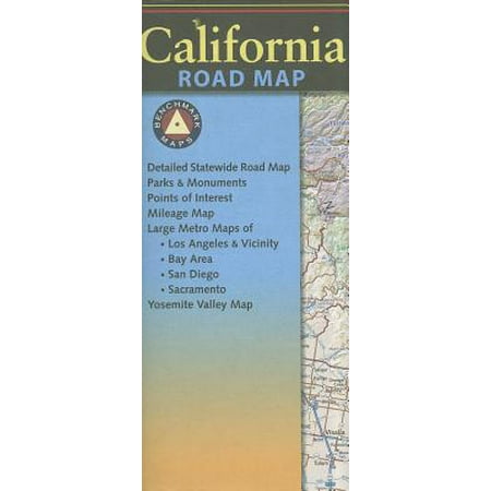 Benchmark California Road Map: 9780783499048 (Best Road Maps Usa)