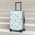 thumbnail image 5 of Uemuo Bee Flower Printed Washable Luggage Cover - Fashion Suitcase Protector Fits 18-32 Inch Luggage -Large, 5 of 9
