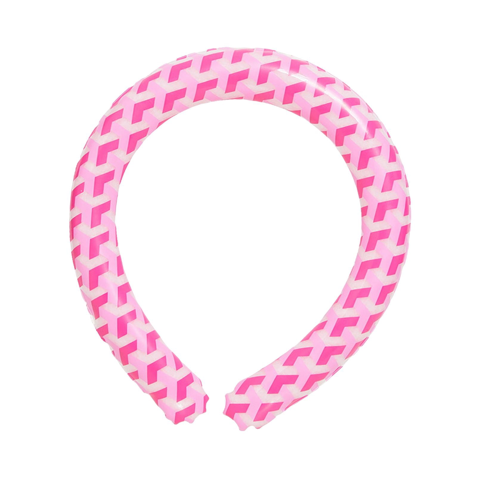 Neck Cooling Tube, Neck Cooling Wraps Gel, Wearable Neck Cold Choker Ice Cushions Chill Neck  for Running, Beach, Camping, Fitness Pink
