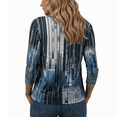 thumbnail image 4 of SOMER Womens Tops 3/4 Sleeve V Neck Blouses Casual Shirts Loose Fit Tunic Tops for Going Out, 4 of 6