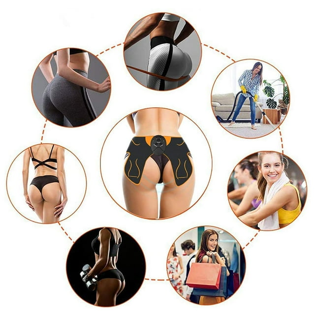 Stimulateur Musculaire Électrique pour Hanches, Entraîneur de Fesses pour Femmes Efficacité Maximale