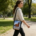 thumbnail image 4 of Shoulder Bag Small Small Travel Bag Polyester Material Inclined Shoulder Bag, 4 of 8