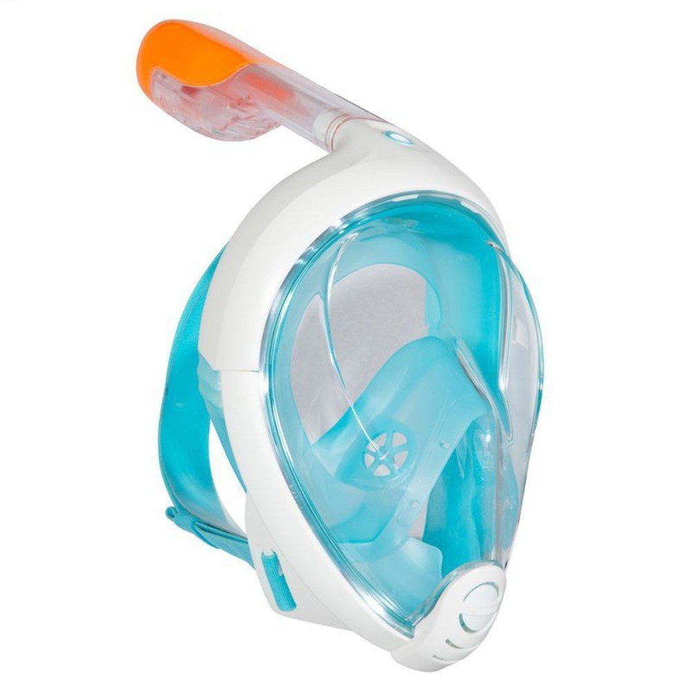TRIBORD EasyBreath Full Face Anti-Fog Hypoallergenic Silicone Facial Lining Snorkeling Mask