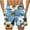 Multicolor-1, variant on Virmaxy Tropical Floral Beach Shorts for Men Breathable Hawaiian Print Swimwear with Elastic Waist Drawstring Summer Shorts for Island Getaways Multicolor-1 S