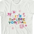 thumbnail image 2 of Minecraft Let's Explore Together Crew Neck Short Sleeve Boy's White T-shirt-Medium, 2 of 7