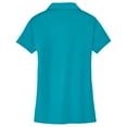thumbnail image 6 of Yellow Rooster Women's Tech Pique Female Polo T-Shirts Deep Teal Blue 4XL, 6 of 6